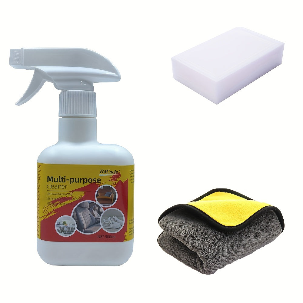 Multipurpose Foam Cleaner for Home and Car - Removes Stains from Fabric, Shoes, and Upholstery - Leaves No Residue, Infused with Lemon Acid, Available in 100ml and 300ml sizes