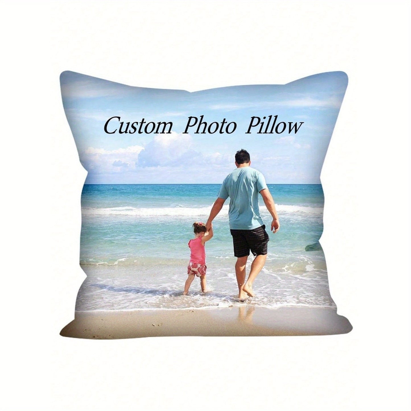 Personalized Custom Couple's Throw Pillow Cover - Cozy Soft Plush Gift for Him, Her, and Family - Perfect for Special Occasions like Anniversaries, Valentine's Day, and Birthdays - Stylish Decor for Sofa, Bedroom, or Living Room