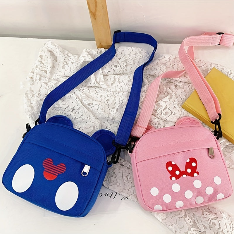 Cute cartoon mouse coin purse shoulder bag for outdoor travel and holidays.