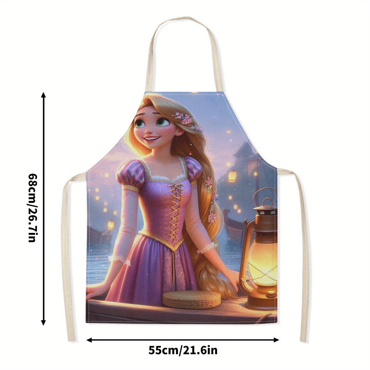 Disney has released a chic waterproof apron adorned with a charming cartoon design of Princess Elsa. This apron is not only beautiful and fashionable but also simple, making it perfect for use in hotels, supermarkets, restaurants, fruit shops, milk tea