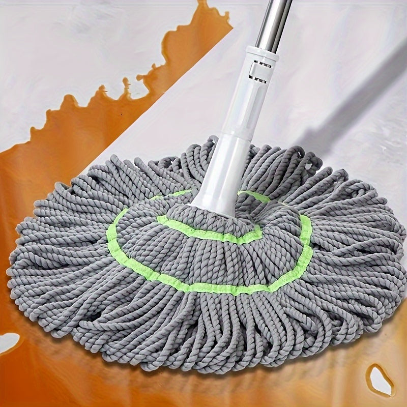 Versatile Microfiber Mop with Highly Absorbent Fibers for Effective Cleaning - Great for Any Room in the House, as well as Outdoor Areas - Sturdy Wet & Dry Mop Made of Durable Plastic with Convenient Pour Bucket