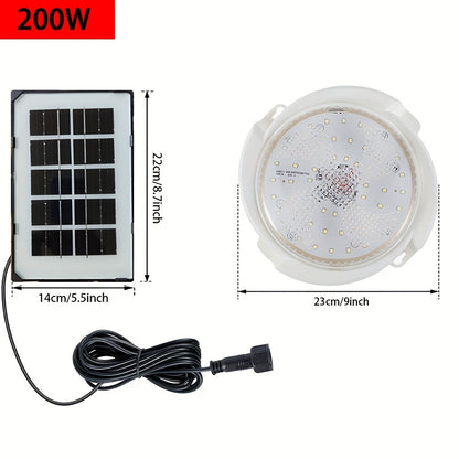 1 solar ceiling light for indoor and outdoor use, ideal for garden and home decoration.