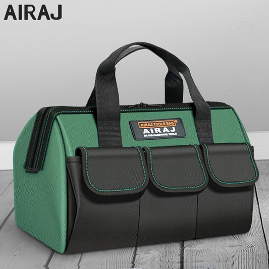 AIRAJ 33.02 cm Tool Bag Strong Multi-Function Electrician Bag, Waterproof, Anti-Fall Storage, 1680D Oxford Cloth