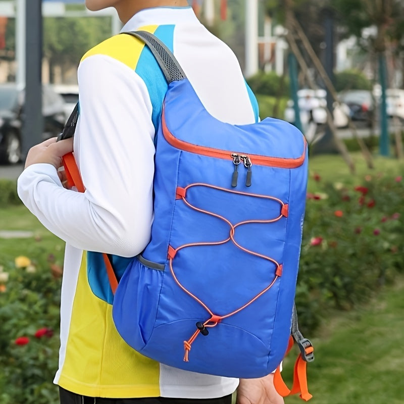 Compact, versatile sports backpack for men, ideal for outdoor activities.