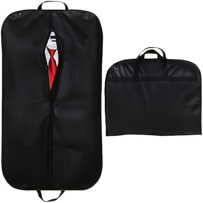 Non-Woven Breathable Garment Bag with Zipper Closure, Portable Handle - Ideal for Suits, Shirts, Jackets, Dresses - Keeps Clothes Dust-Free and Organized