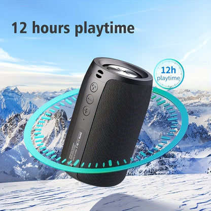 ZEALOT S32 Wireless speaker, outdoor portable subwoofer with TWS dual pairing support. 8 hours of gaming time, loud stereo, and boombox subwoofer with 1800mAh battery. Comes with charging