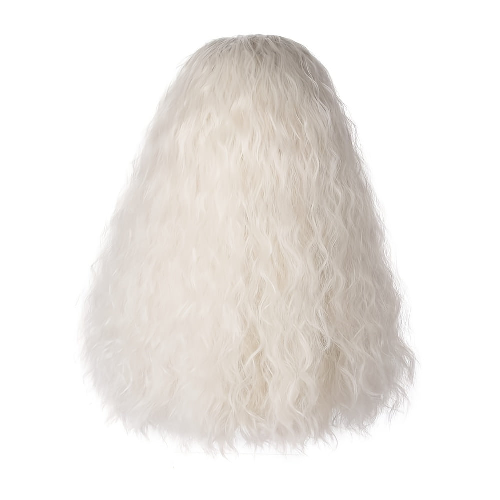 Get into the holiday spirit with our Long Gray and White Wizard Beard and Wig 2-piece set! Perfect for Halloween or Christmas dress-up, this men's wig and beard combo will have you looking like Santa himself. Embrace your inner wizard with this costume