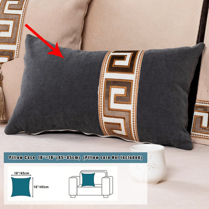 European-style Snowy Sofa Cushion, Chic Nordic Light Luxury, Popular in Europe, US, and Middle East.