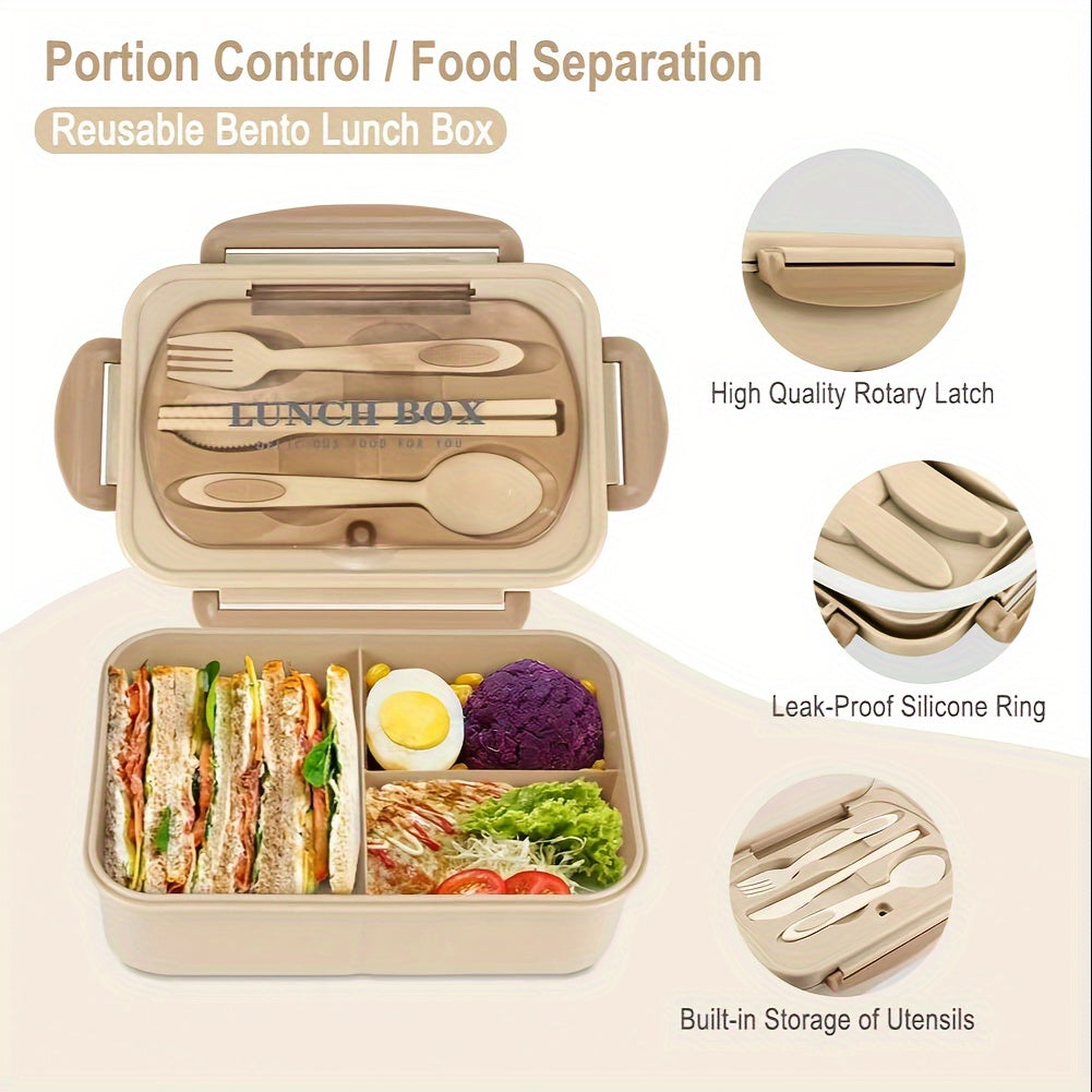 Insulated Lunch Box with Compartments - Microwave Safe, Square Bento Box ideal for Students & Workers, Easy to Hand Wash, Plastic Material, Available for Wholesale Purchase, Perfect for Women.