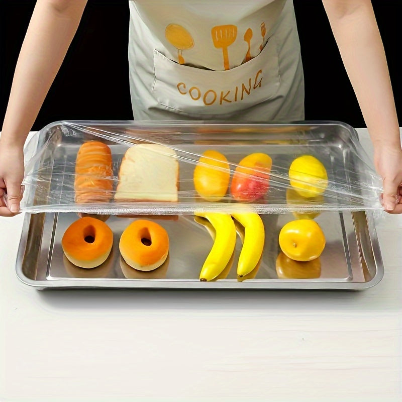 Designed for use with trays of sizes A and B, these clear plastic food covers come in a range of sizes. Ideal for home organization, they are both dustproof and waterproof, and made from food-grade materials.