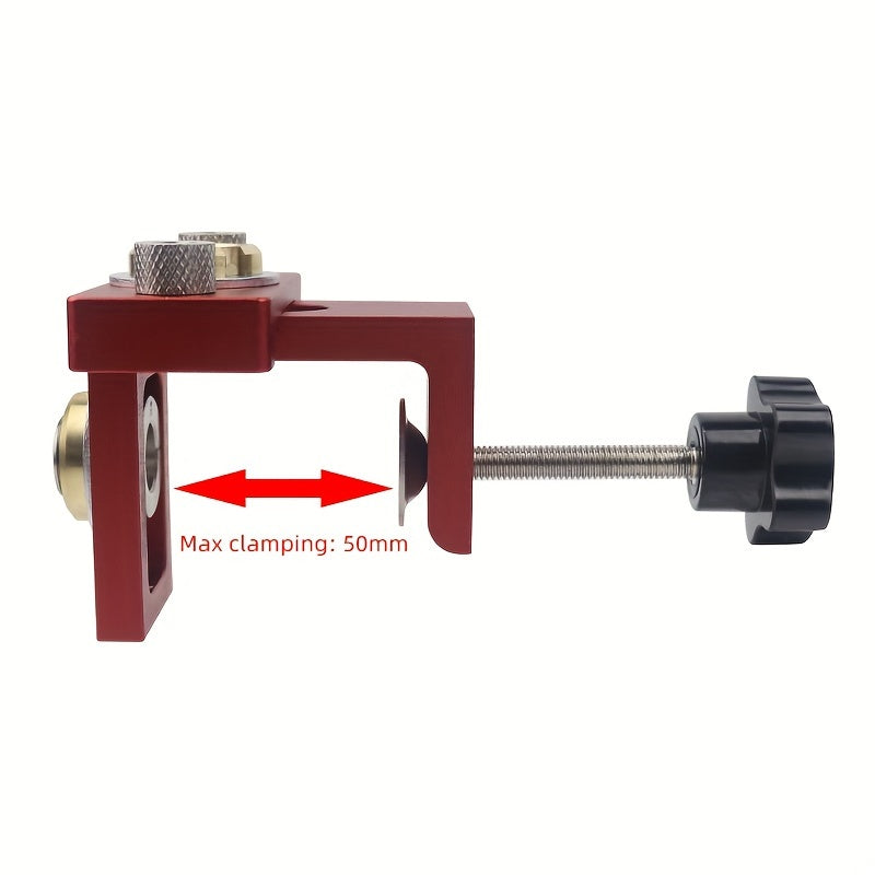 1pc Woodworking 3 in 1 Doweling Jig Kit for Furniture Connecting Hole Puncher Tools.