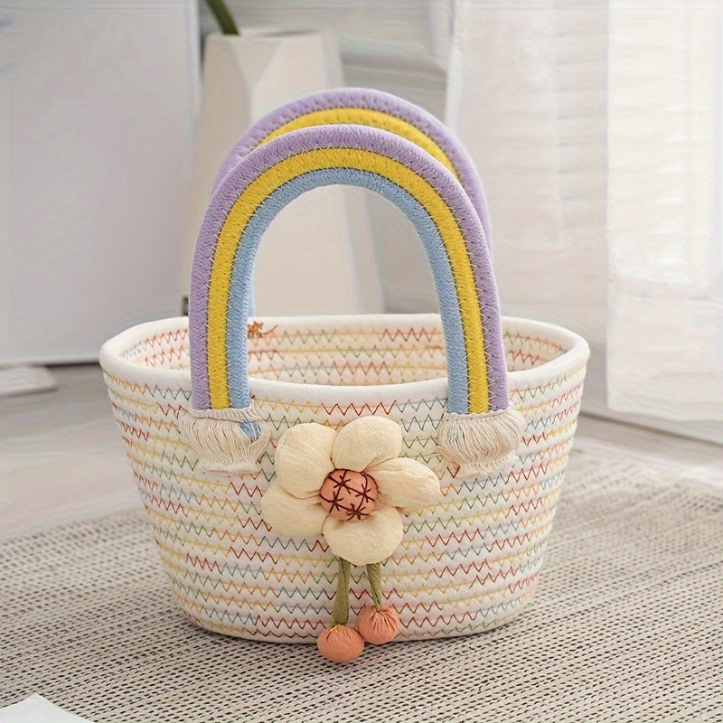 Colorful Gift Basket - Ideal for Mementos, Celebrations, Events & Special Occasions