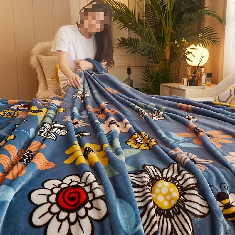 One versatile fleece blanket cover shawl that is skin-friendly and suitable for travel, picnics, bedrooms, living rooms, offices, cars, and more. Includes multiple functions in one cover.