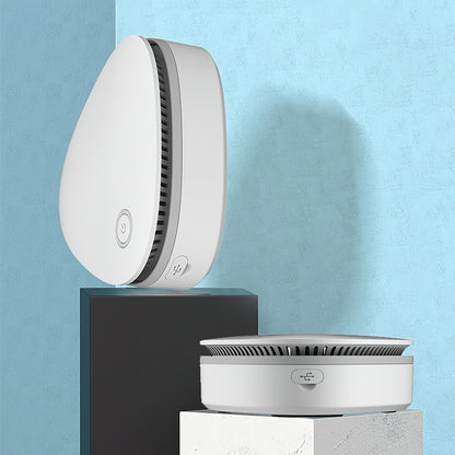 Compact air purifier with rechargeable battery - perfect for home, car, fridge, shoe cabinet & travel.