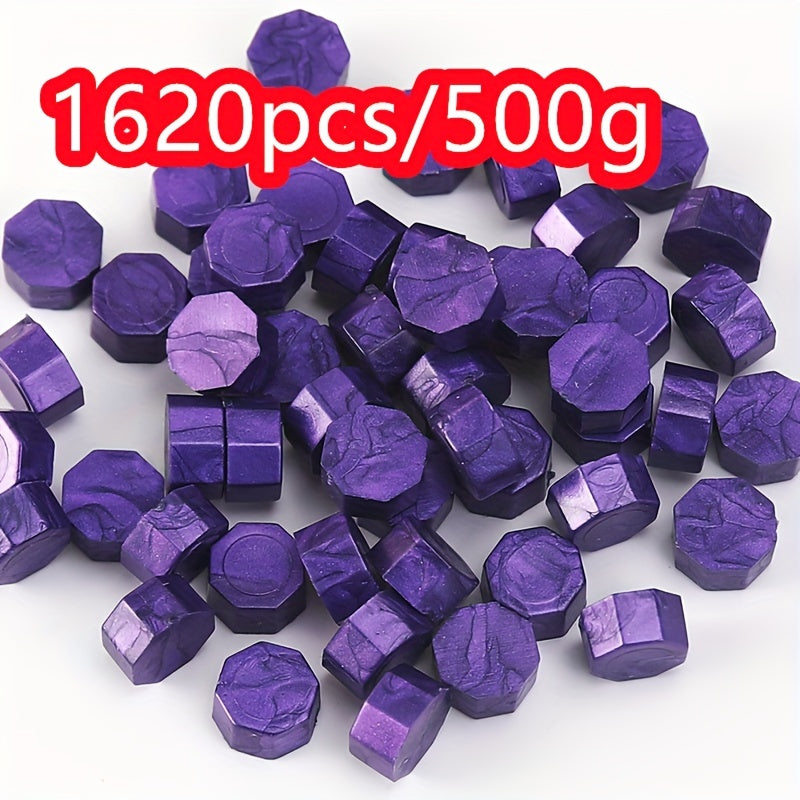 1620pcs/500g Octagonal wax particles for envelope special mud DIY gift box sealing wax retro bulk sealing wax particle