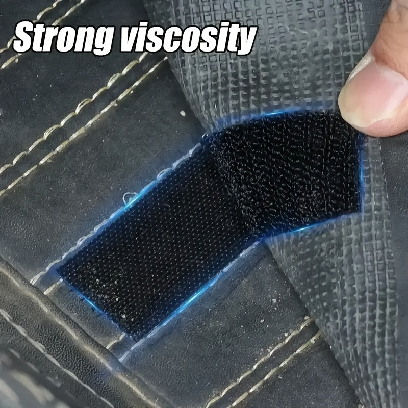 Rectangular carpet fixing stickers with high viscosity for non-slip grip on car and household floor mats. Available in 10 pairs, 20 pairs, and 50 pairs.