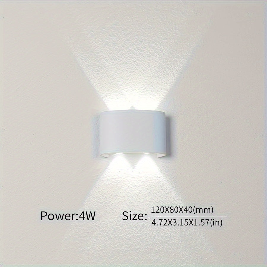 Various wall lights available in different wattages can be used for a voltage range of 85-265V.