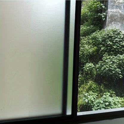 1 Roll Frosted Privacy Window Film: Adhesive, Removable, Energy-Efficient.