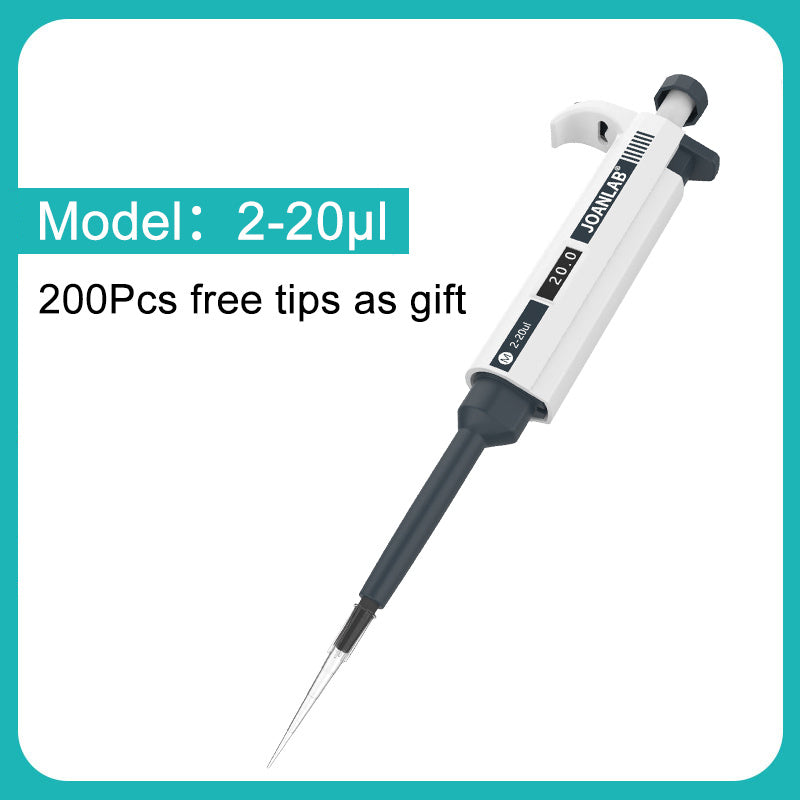 JOANLAB Single Channel Digital Adjustable Micropipette with Tips