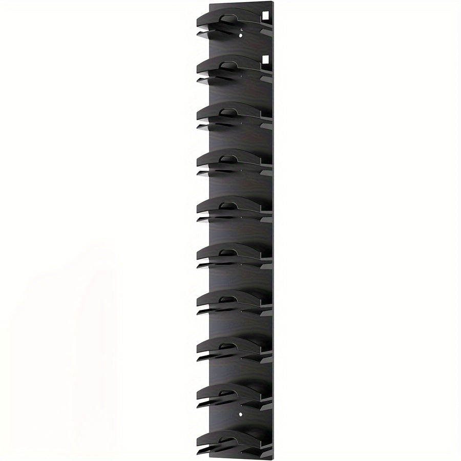 Portable Hat Rack Organizer with Strong Adhesive Wall Mount - Holds 20 Hats, Freestanding Acrylic Display and Storage Solution with Versatile Installation Options for Doors or Closets