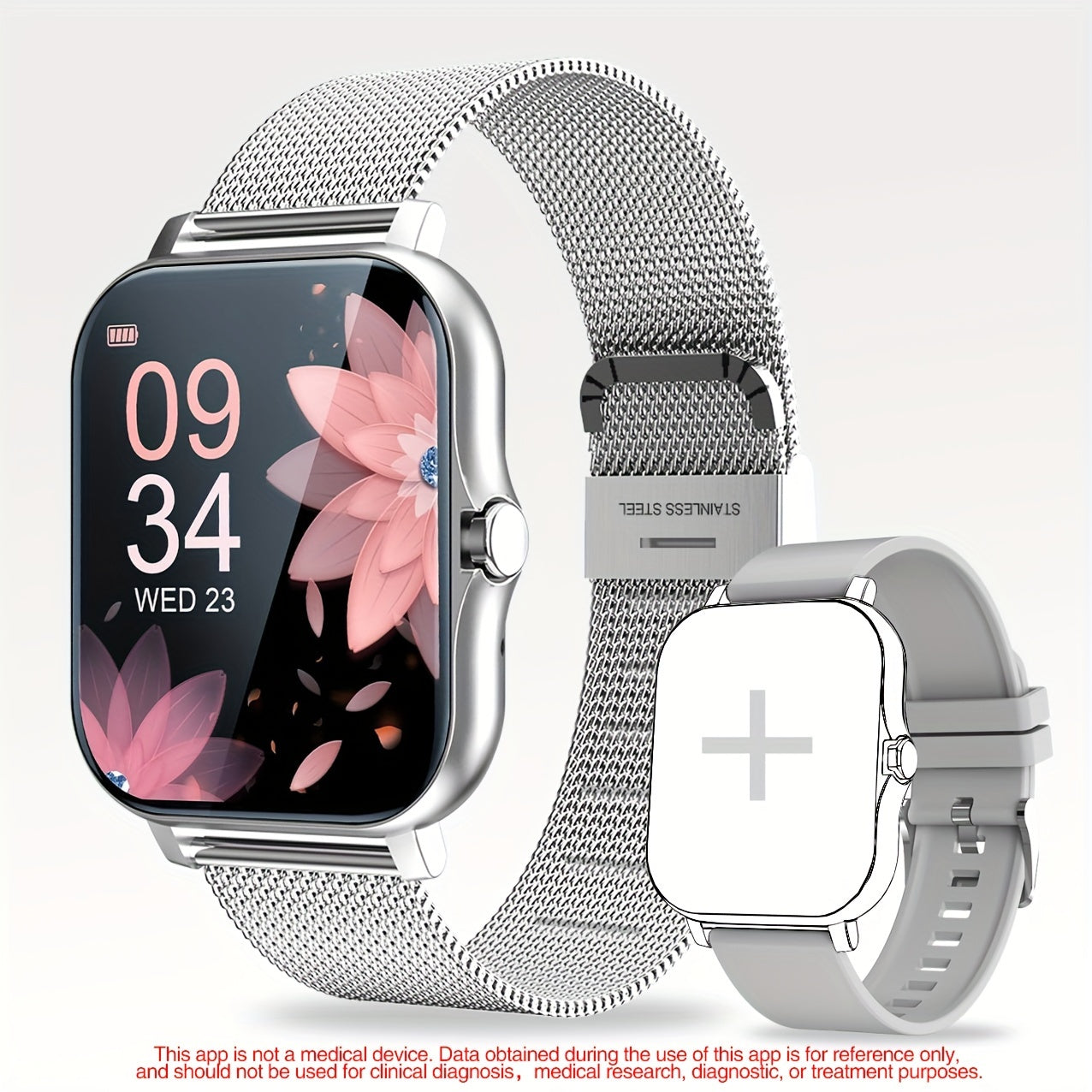 Introducing the New 2024 Smart Watch with Call Making and Answering Features, Full Touch Wireless Calling Capability, Fitness Tracking for Smartphones, Compatible with Android and IOS Devices. Perfect for Mother's Day, Father's Day, Valentine's Day