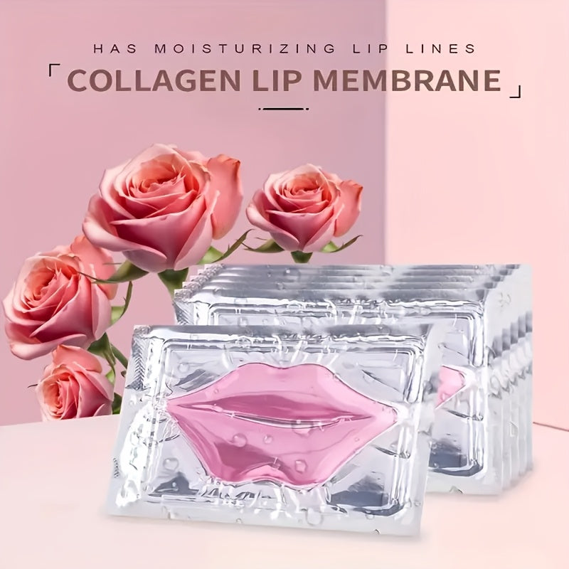 Get 20 Collagen Crystal Lip Masks for moisturized, smoother lips with deep hydration and firmness for a youthful, pink appearance.