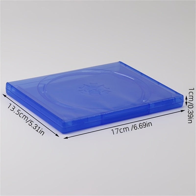 Clear Plastic CD/DVD Storage Box - Protect Your Game Discs without Electricity Needed. Durable Holder for CDs and DVDs.