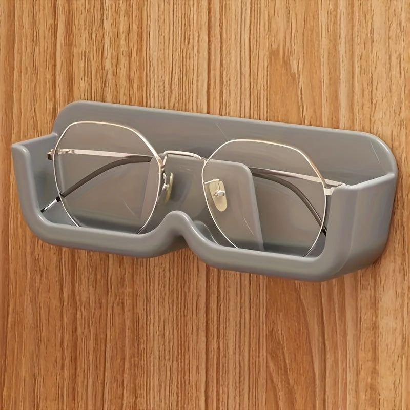 Wall-mounted glasses storage rack for stylish and space-saving home organization. Makes a great gift for Christmas, New Year, men, or women.