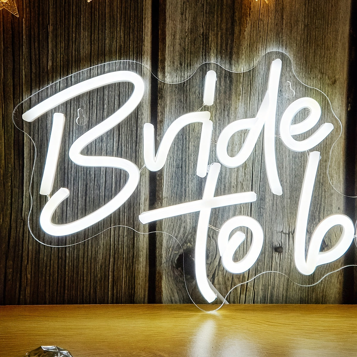 Bride To Be LED Neon Sign, USB Powered, Wall Decoration for Bedroom and Events.