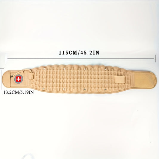 Надувной пояс для поясничной тракции для поддержки талии во время спорта.