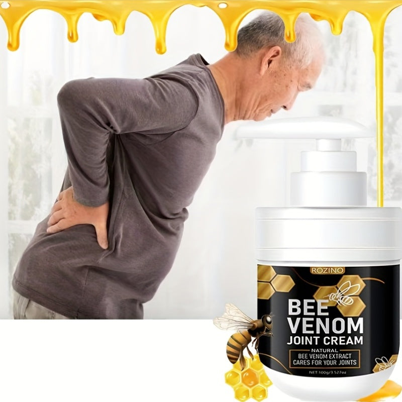 New Bee Venom Cream for Joint Care, specifically designed for back, neck, hands, and feet.