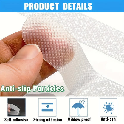 6/12pcs Anti-slip Bathroom Tub Stickers, S Shape Safety Strips to Prevent Slipping in Bathtub and Shower