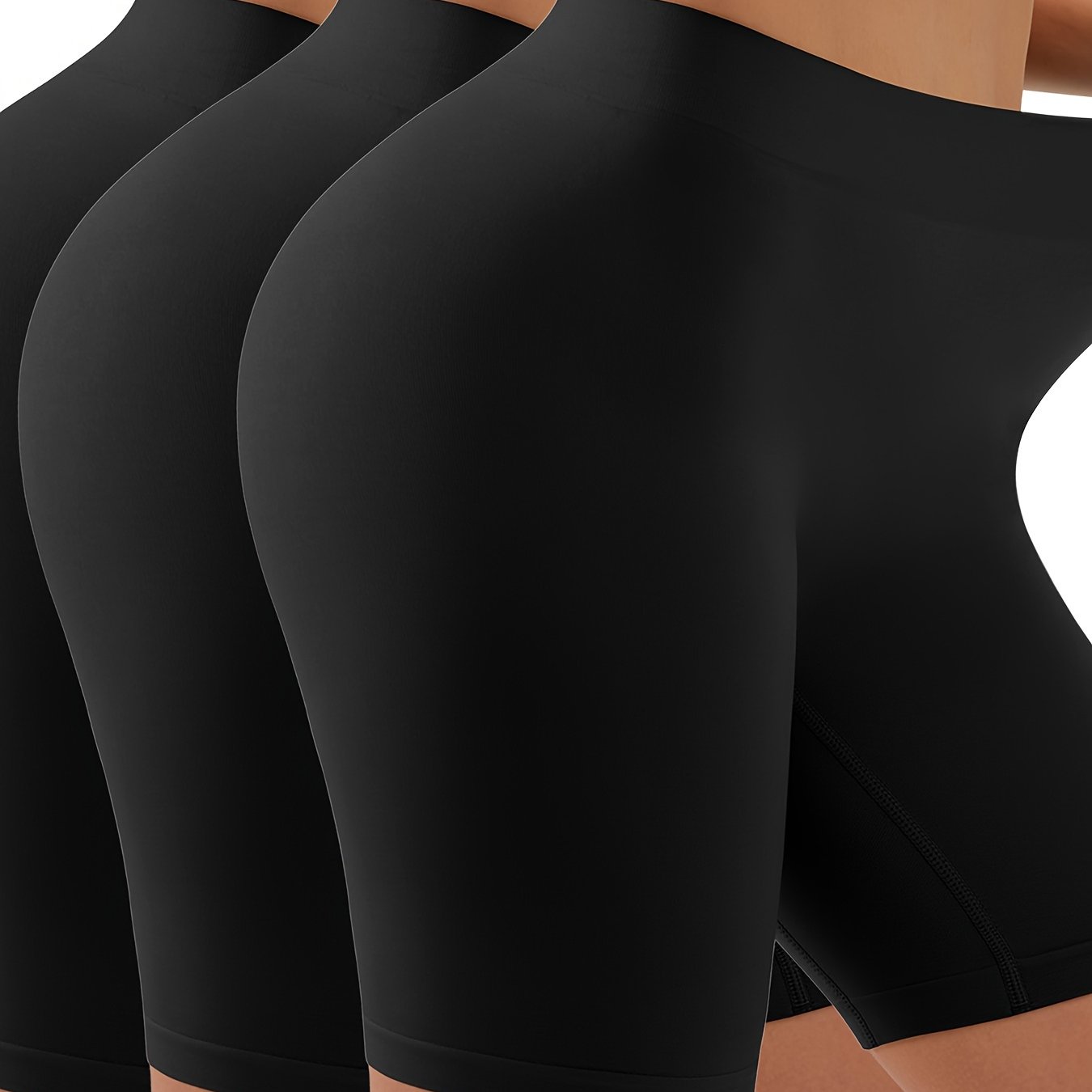 3 Seamless Shaping Shorts for Women, Tummy Control and Butt Lifting, Underwear & Shapewear