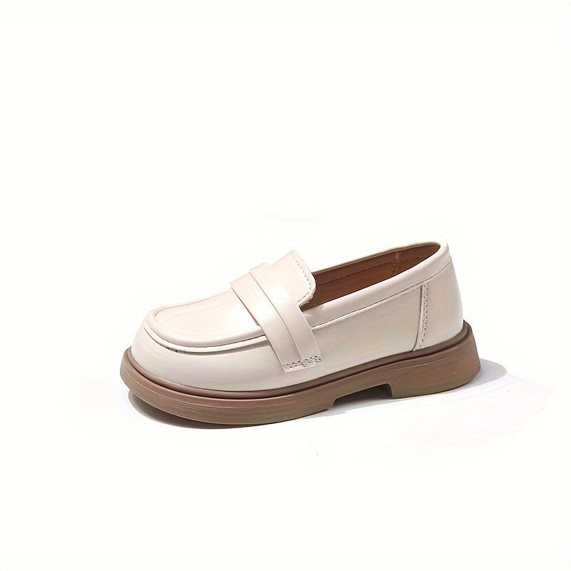 Boys' vintage slip-on loafers, light non-slip dress shoes for all seasons, perfect for wedding parties.