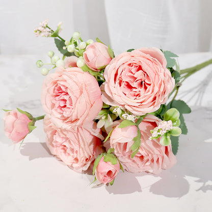 1 Artificial Peony Flower Stem for DIY use at weddings, offices, parties, and homes.