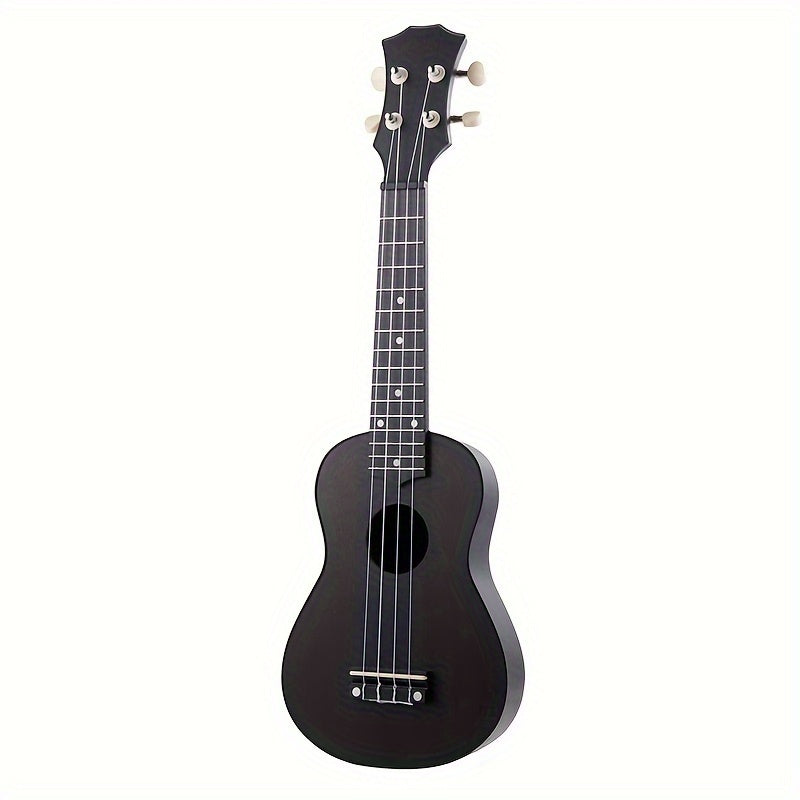 21-inch Soprano Ukulele for Women: Improved sound quality with curved backboard design!