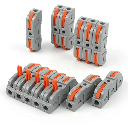 Multifunctional quick connect terminals for circuit splicing, ideal gift for DIY enthusiasts.