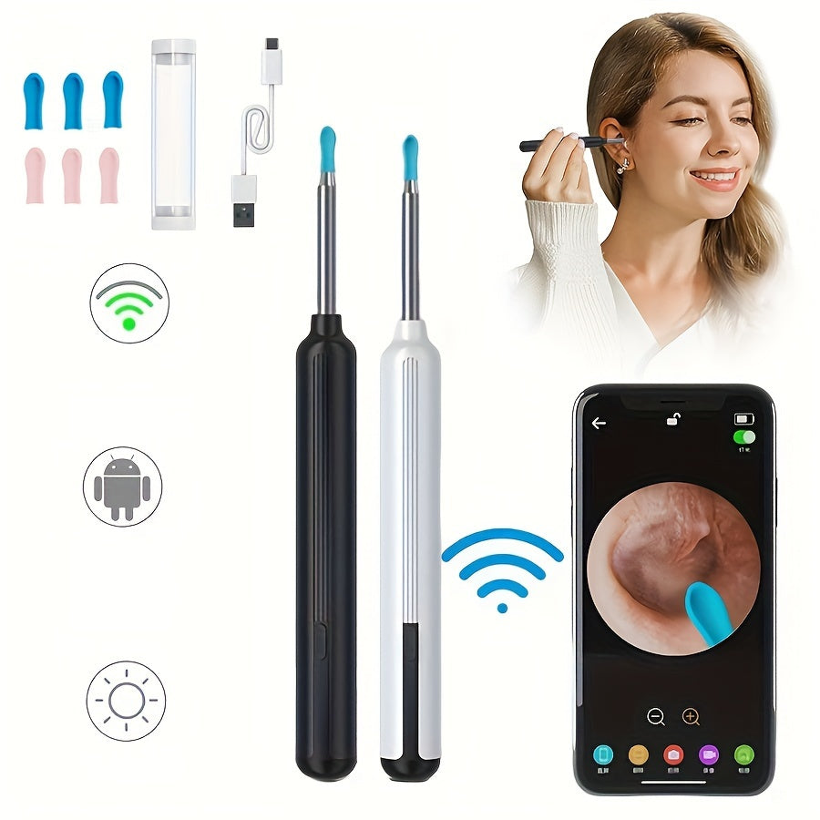 EarCarePro offers an advanced USB rechargeable ear wax removal tool with camera and light, suitable for all skin types. It provides unscented daily skin care with Type-C charging and a