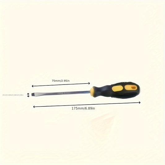 Two-piece screwdriver set with metal construction, ergonomic grip, anti-electricity feature, and precision Phillips & Torx heads for home repairs.