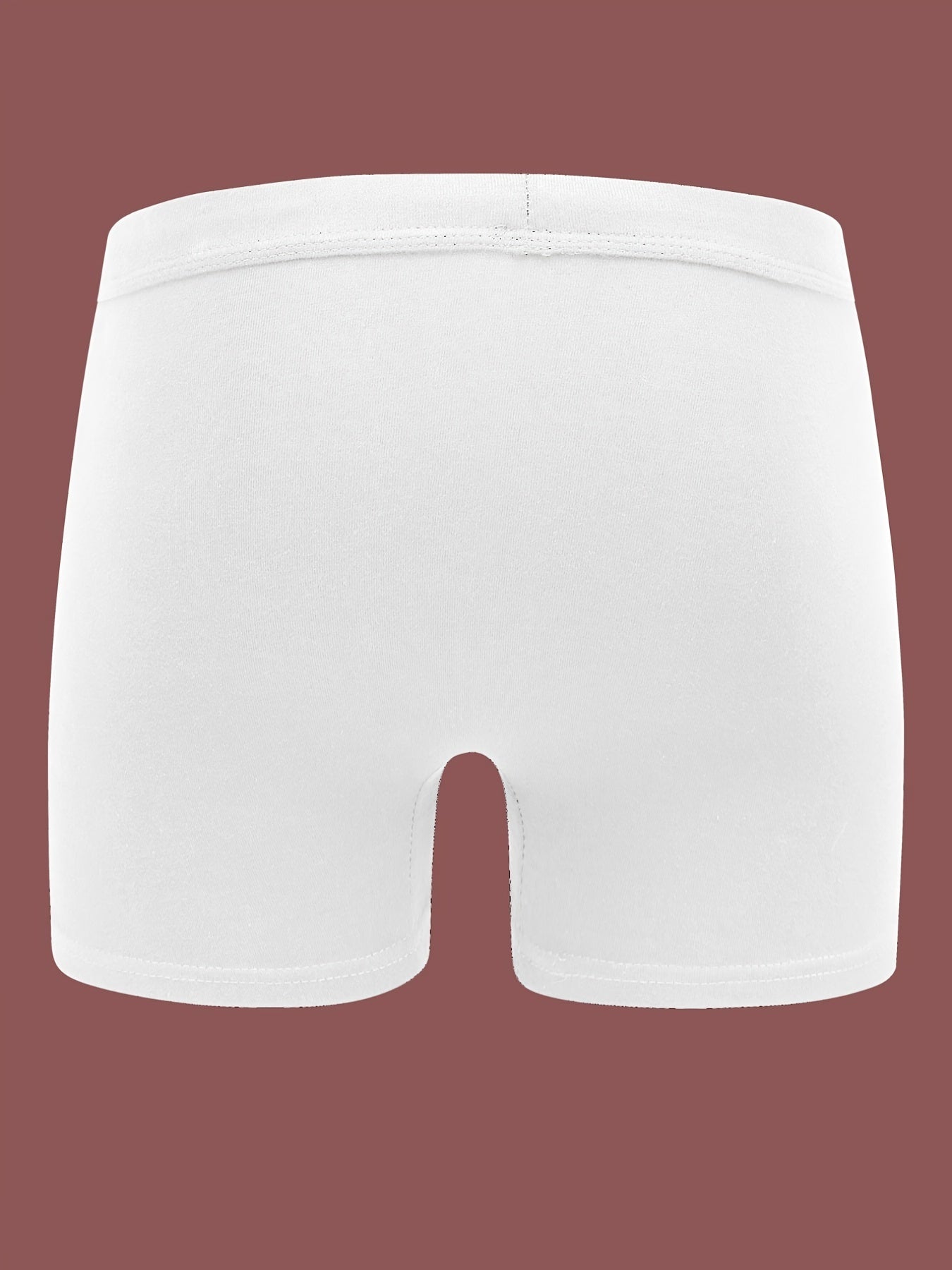 3 Men's Plus Size Cotton Underwear: Casual Plain Color Boxer Trunks, Breathable and Quick Drying Boxer Briefs.