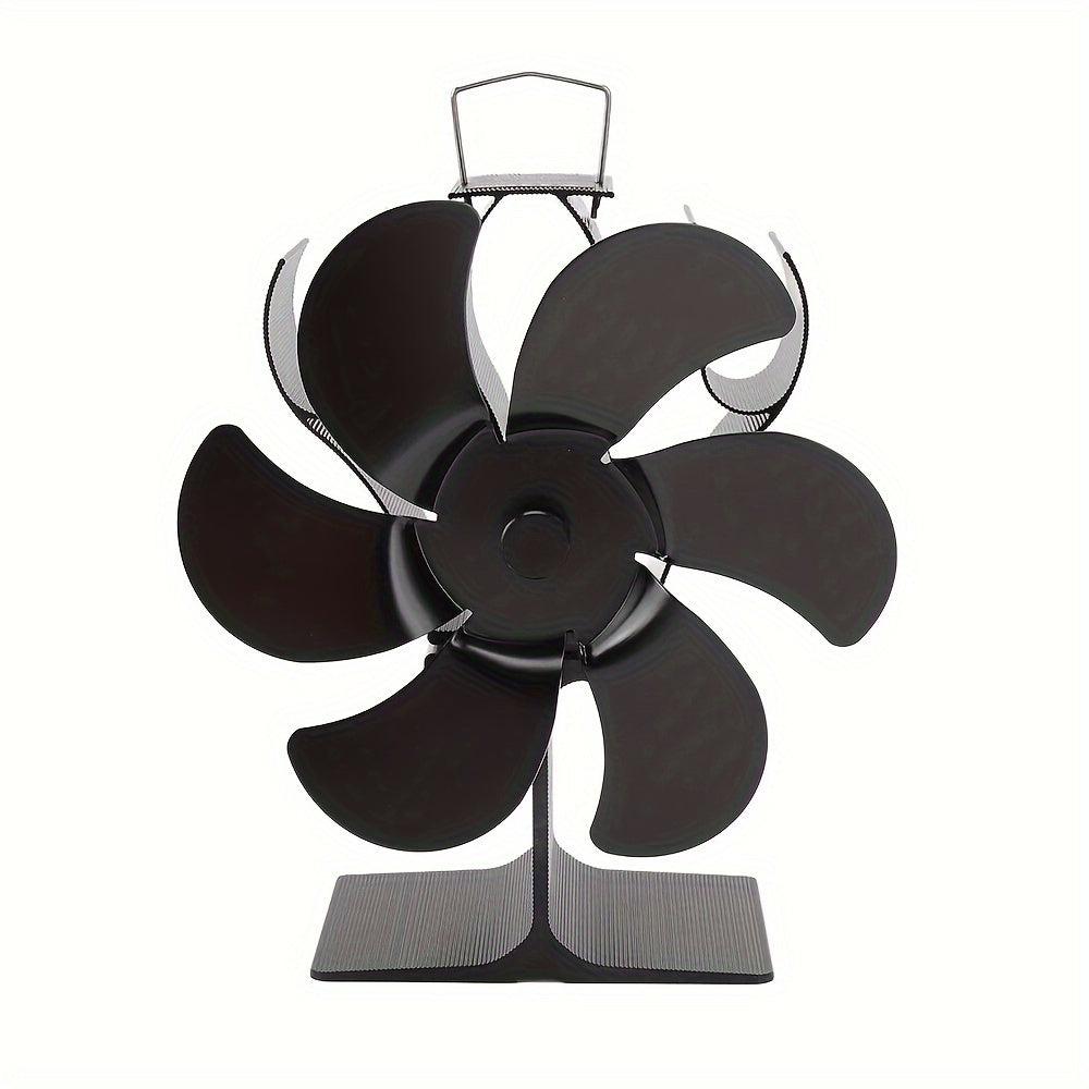 Вентилятор Flame Small L-shaped Fan — это тепловой вентилятор для камина, который не требует питания для самостоятельного запуска. С 6 лопастями и более высокой эффективностью теплопередачи, он также имеет конструкцию защиты печи.