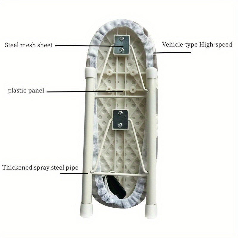 Portable Mini Ironing Pad for Sleeves - Compact Stainless Steel Ironing Board, No Electricity Required