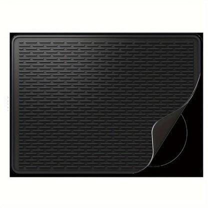 '- Silicone Stove Mat: Protect your stove and countertop with this silicone insulation pad
- Multi-functional: Can also be used as a protective pad, stove top cover, and sub-drainage sink pad
- Kitchen Essentials: A must-have item in every home kitchen