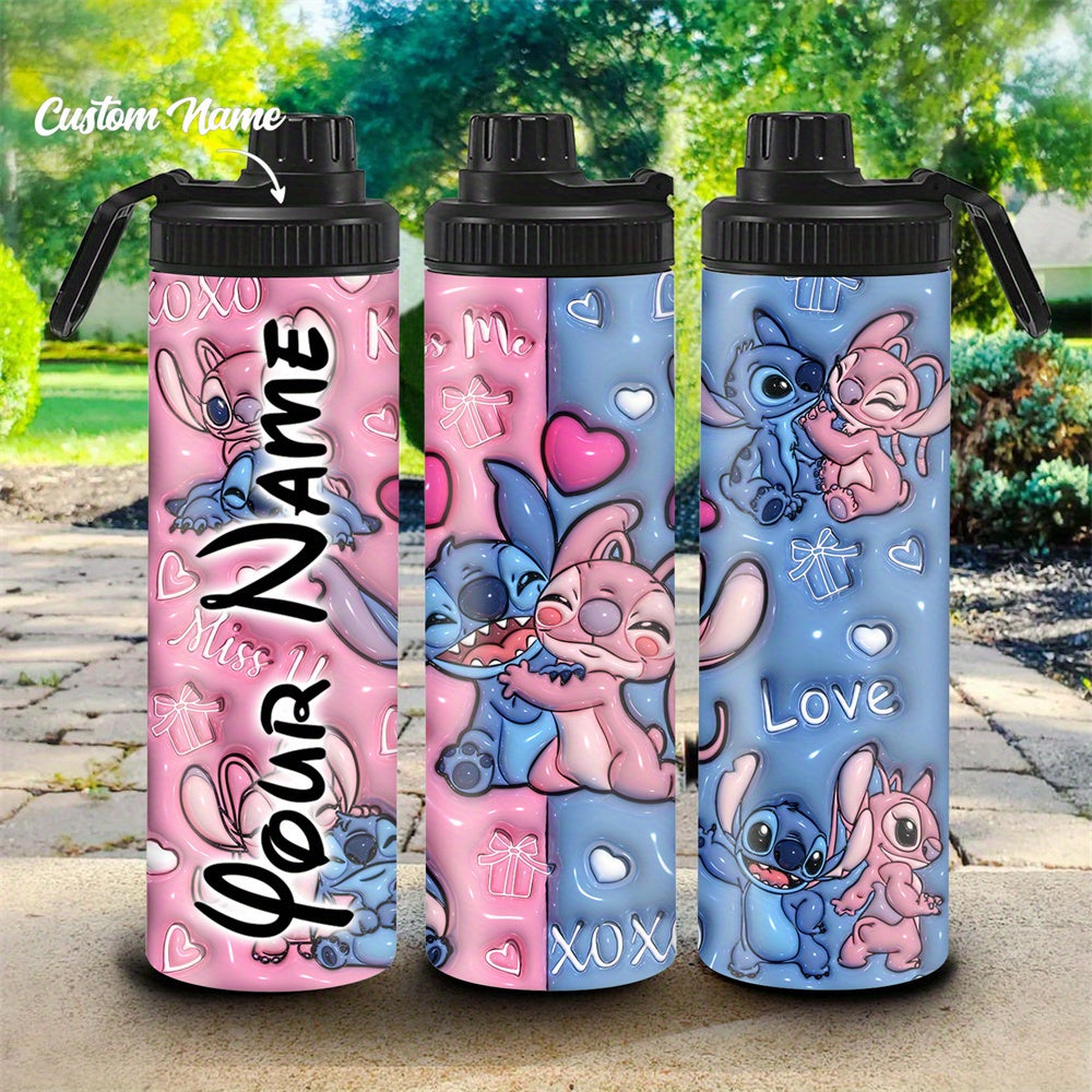 Customizable 20oz stainless steel water bottle with leak-proof insulation. Perfect for hot and cold drinks, ideal for outdoor activities. Great gift for special occasions.