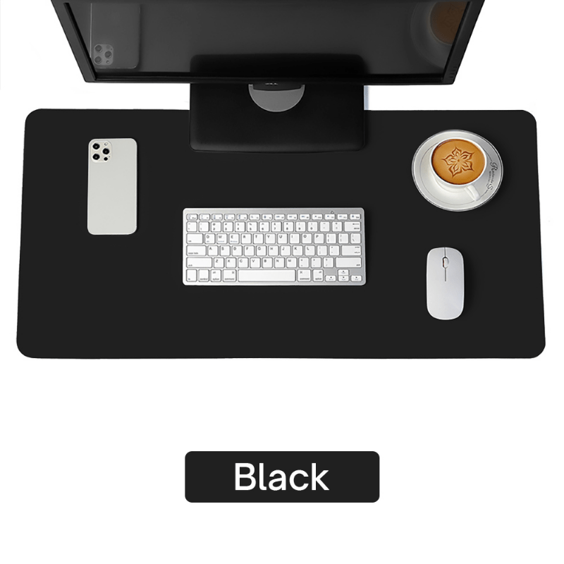 Large PU Leather Waterproof Desk Mat for Office with Gaming Mousepad and Keyboard Desk Pad