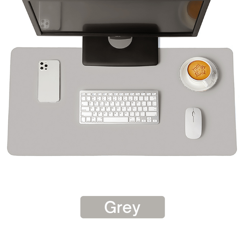 Large PU Leather Waterproof Desk Mat for Office with Gaming Mousepad and Keyboard Desk Pad