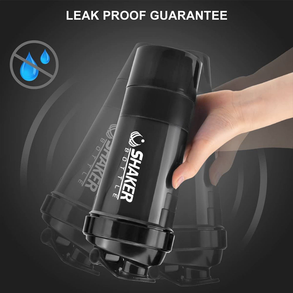 16oz Protein Shaker Bottle for Fitness - Leak-Proof and Portable