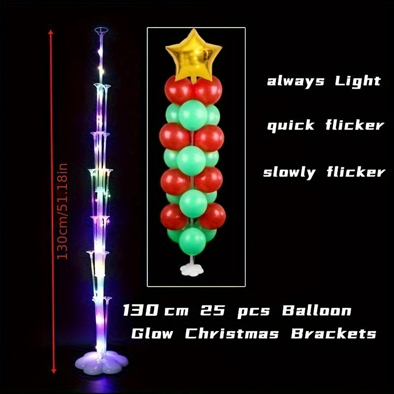 Lit Balloon Stand Kit - Ideal for Birthdays, Weddings, & Parties - Battery-Powered (AA), Batteries Not Included