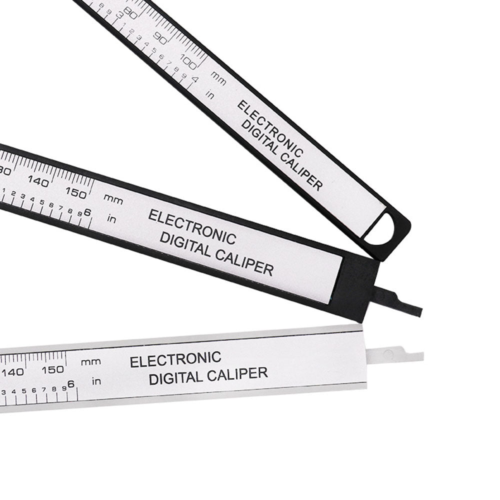 150mm Electronic Digital Caliper with Carbon Fiber Dial Vernier, Micrometer Measuring Tool.