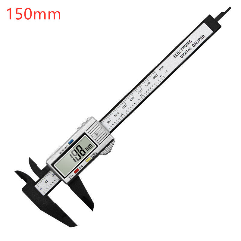 150mm Electronic Digital Caliper with Carbon Fiber Dial Vernier, Micrometer Measuring Tool.